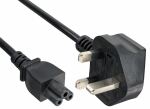 InLine® Power Cable for Notebook England 3 Pin coupling 2m
