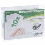 Inline Reinigungskarten für Kartenleser, 10er Pack
