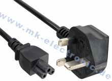 InLine® Power Cable for Notebook England 3 Pin coupling 2m