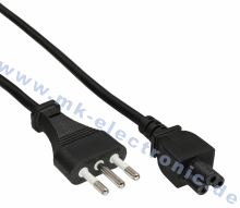 InLine® Notebook power cable, Italy plug to NB plug, 2.0m
