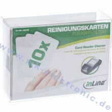 Inline Reinigungskarten für Kartenleser, 10er Pack