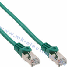 InLine® Patch Cable SF/UTP Cat.5e green 3m