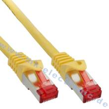 InLine® Patch Cable S/FTP PiMF Cat.6 250MHz PVC yellow 3m