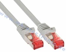InLine® Patch Cable S/FTP PiMF Cat.6 250MHz PVC grey 3m