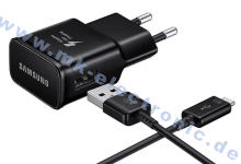 Samsung AC-Adapter EP-Ta20 Black w/ Cable USB-C 1.5m Blister